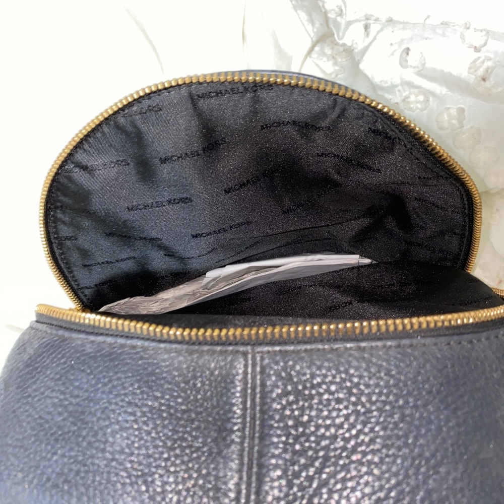 Michael Kors Black Rhea Backpack - Picture 4 of 4